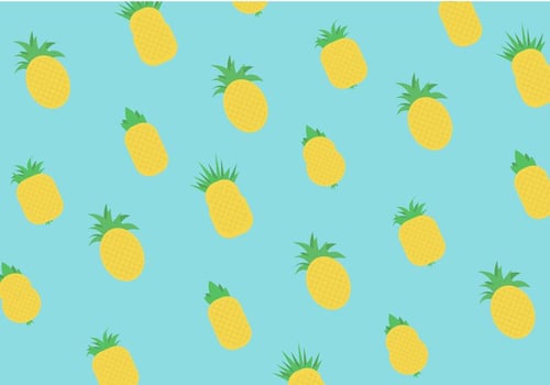 Ananas Vector Pattern