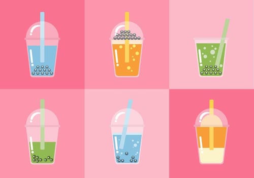 Vector Bubble Tea