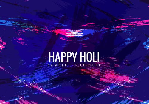 Free Colorful Holi Vector background