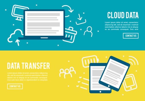 Flat Digital Marketing Icon Collection Vector Background