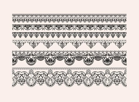 Vector Lace Vector Borders