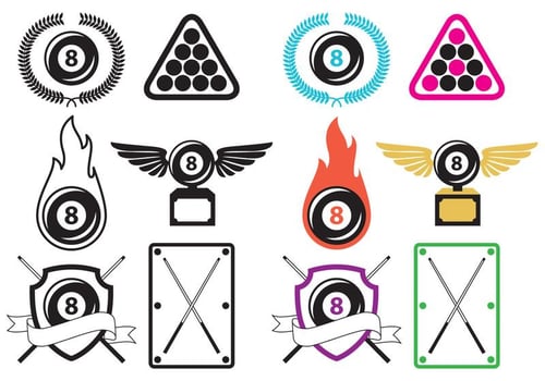 Billiard Logo Vectors