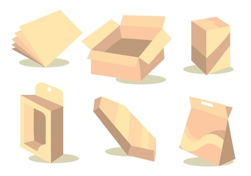 Die Cut Vector Set