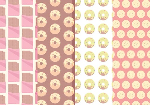 Vector Sweets Patterns