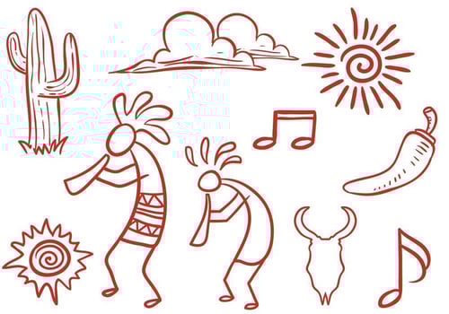 Free Southwestern Symbols Vectors