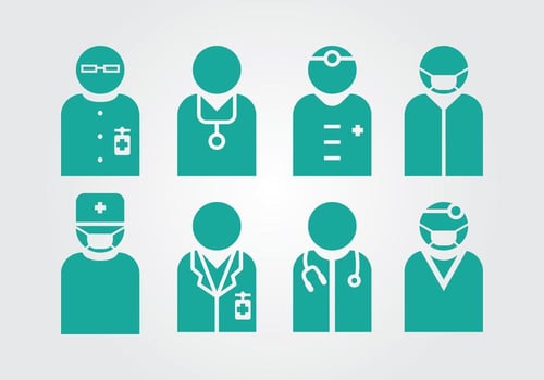 Doctor and Nurse Vectors