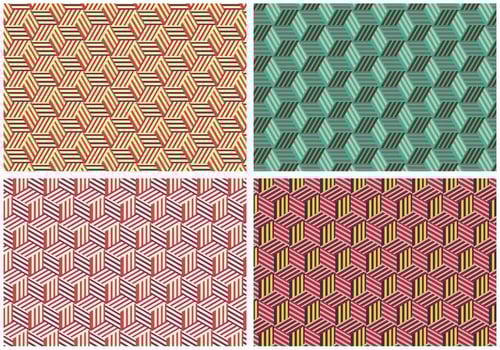 Free Vector Bauhaus Pattern