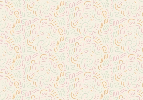 Outline Pastel Pattern vector