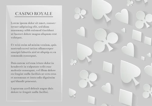 Vector Playing Cards Elements Background