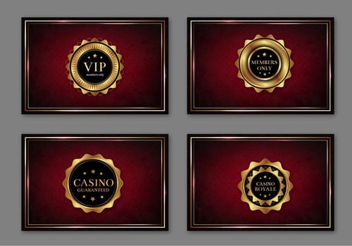 Casino Royal Pass Cards Free Vector 