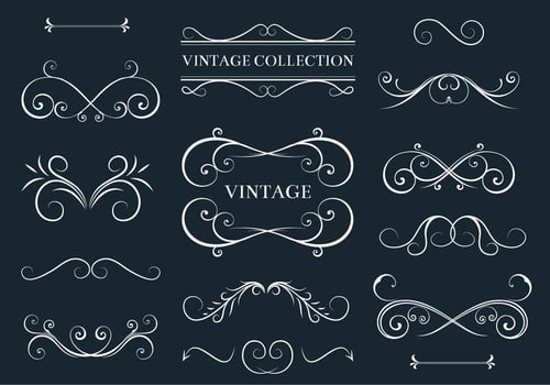 Vector Acanthus and Decor Elements