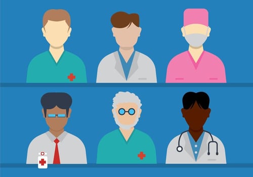 Doctor and Nurse Vectors