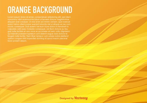 Vector Background With Yellow Waves