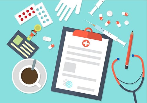 Flat Medical Vector Background