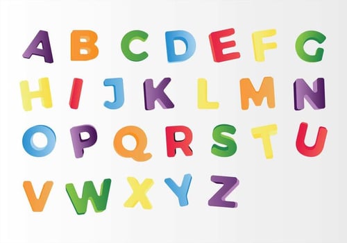 Free Fridge Letter Magnets Vectors