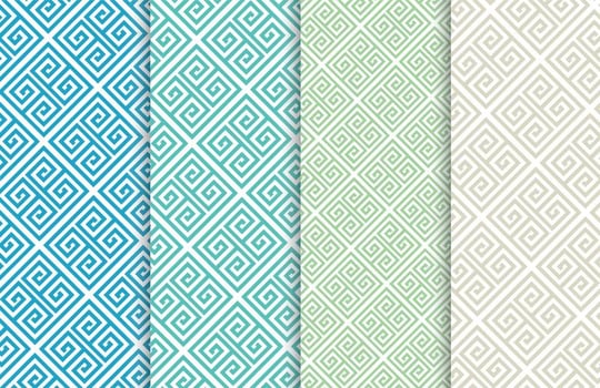 Free Greek Key Vector Patterns