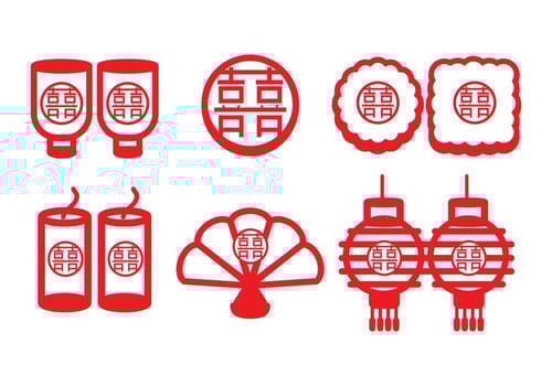 Chinese Wedding Vector