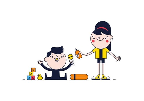 Free Babysitter Vector