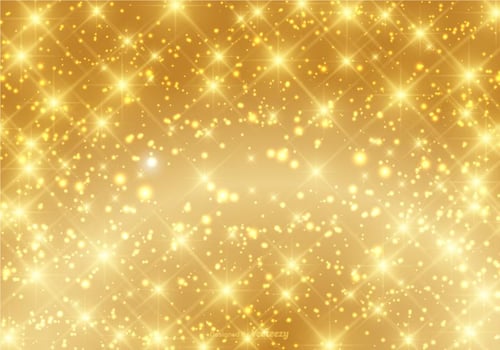 Beautiful Gold Sparkle Background Vector