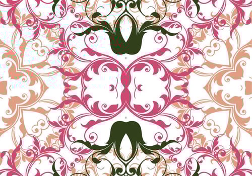 Floral Seamless Pattern Background vector