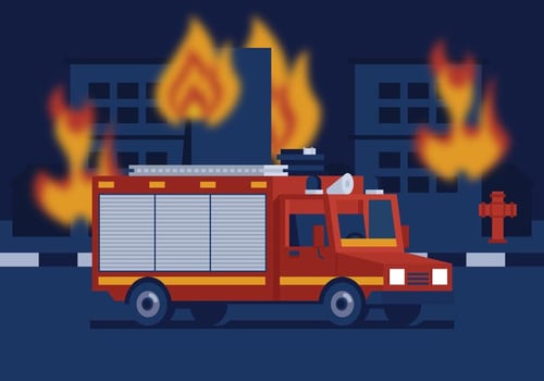 Vector Fire Truck
