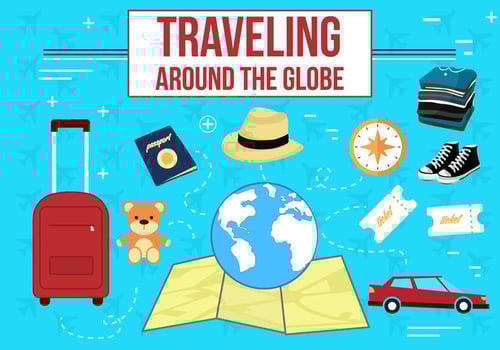 Travelling Vector Icons
