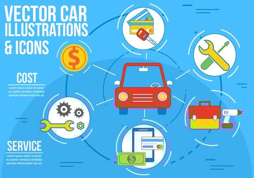 Free Vector Car Illustration and Icons