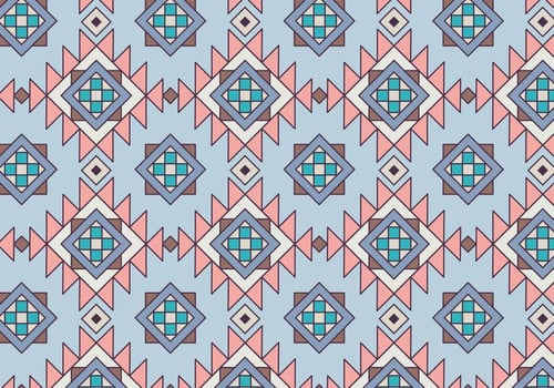 Ethnic Geometric Pattern vector