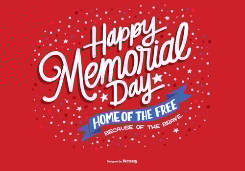 Hand Drawn Memorial Day Vector 