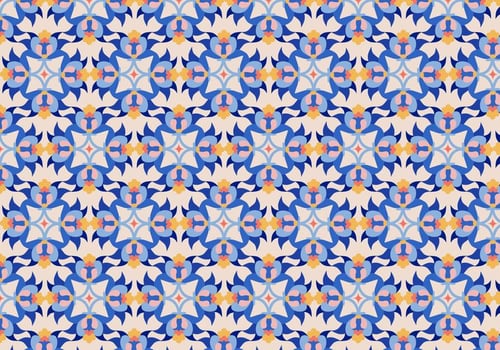 Floral Tile Pattern vector