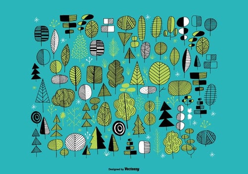 Hand Drawn Tree Vectors