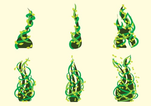 Beanstalk Vector