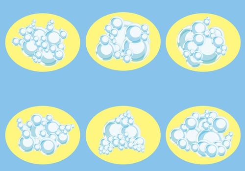 Soap Suds Illustration Vector
