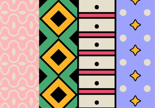 Geometric Colorful Pattern vector