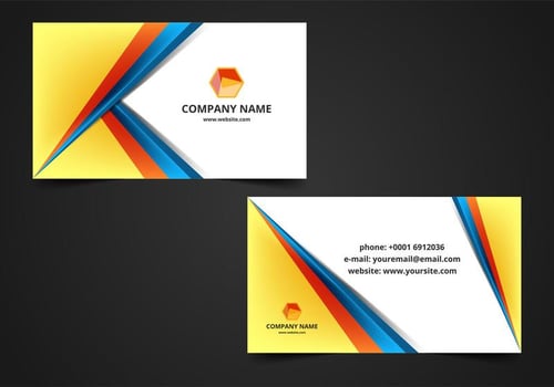 Vector Visiting Card Background