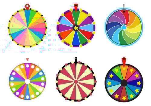 Free Spinning Wheel Vector