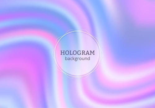 Vector Purple Hologram Background