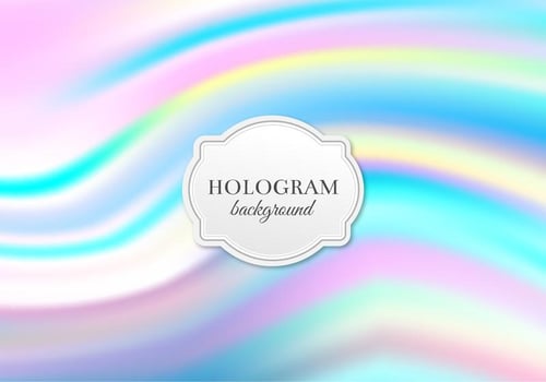 Free Vector Pastel Hologram Background