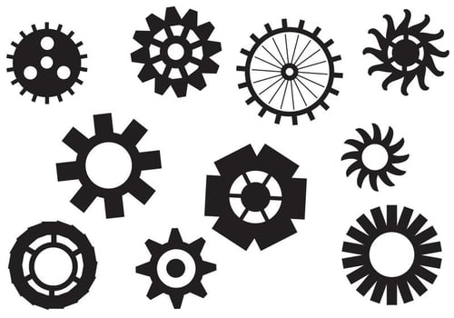 Free Clock Pieces Vectors