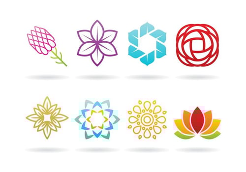 Flower Logos vector
