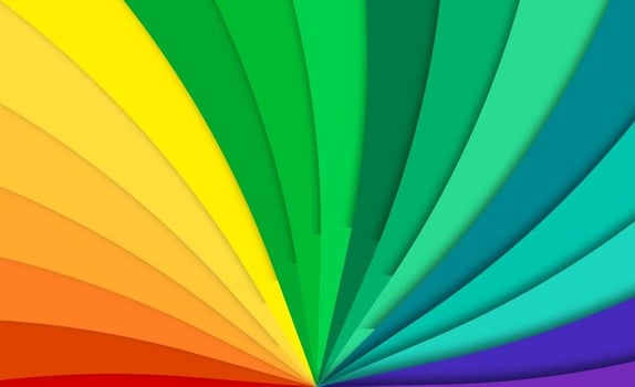 Vector Abstract Rainbow Background