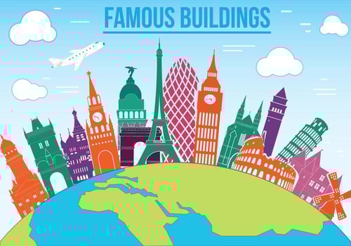 Free Famous Buildings Vector