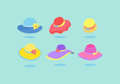 LADIES HAT VECTOR