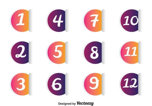 Bullet Points Vector