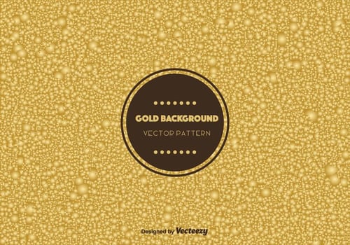 Gold Bubble Background Vector