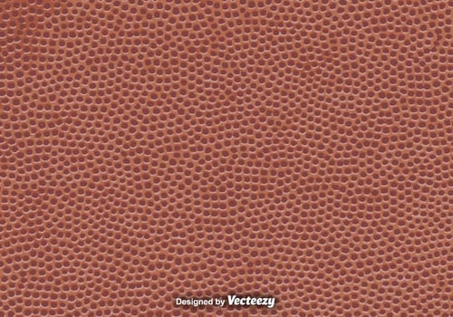 Hand Drawn Leather Football Vector Texture
