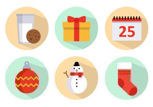 Free Christmas Icons Vector Pack
