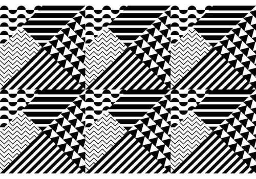 Seamless Pattern Bauhaus vector
