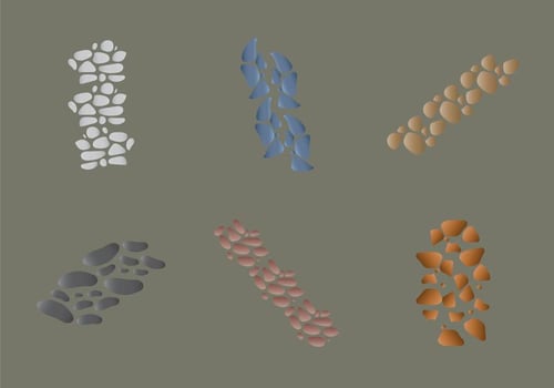 Free Stone Path Vector Illustration