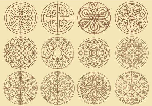 Swirly Decoration Vectors